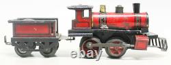 Vintage Scarce Us-market 0-gauge Ssmayer Clockwork Passenger Train Set