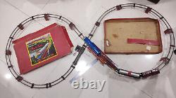 Vintage retro train litho tin toy Japan Standard Gauge Large Model Train big set