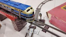 Vintage retro train litho tin toy Japan Standard Gauge Large Model Train big set