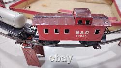 Vintage retro train litho tin toy Japan Standard Gauge Large Model Train big set