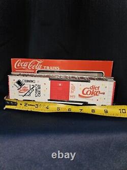Vtg Coca-Cola O Gauge K-Line Train Boxcars and Caboose Lot of 4