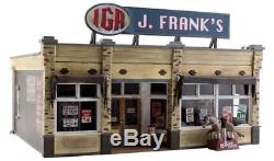 WOODLAND SCENICS O SCALE J. FRANK'S GROCERY STORE BUILT & READY gauge 5851 NEW