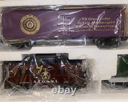 Weaver Train Masonic Pennsylvania Railroad Set O Gauge Ob