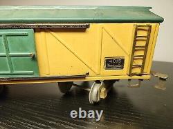 Wide Gauge Prewar Toy Train American Flyer 4018 Freight Box Car Yellow 7 Million