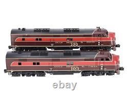 Williams E7-205 O Gauge GM&O E-7 AA Diesel Locomotive Set #100/103 EX/Box