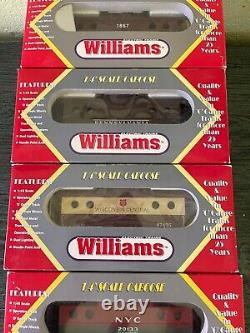 Williams Electric Trains Lot of 4 1/4 Scale Caboose O Gauge