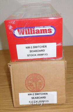 Williams Electric Trains Nw113 Seaboard Nw-2 Diesel Switcher Engine O Gauge 6255