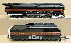 Williams No. 5601 Brass N&W J Class Northern #611 Steam Engine withDCRU O-Gauge LN