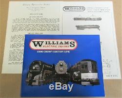 Williams No. 5601 Brass N&W J Class Northern #611 Steam Engine withDCRU O-Gauge LN