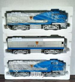 Williams O Gauge Delaware & Hudson Aba Shark Nose Diesels W Sound #sn201s