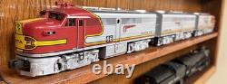 Williams Trains O Gauge ABA Alco Santa Fe Locomotive Set