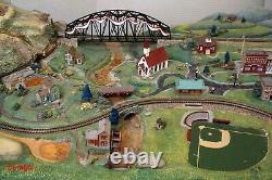 Z Scale Z Gauge NORMAN ROCKWELL FRANKLIN MINT Marklin Z Summer Layout Diorama